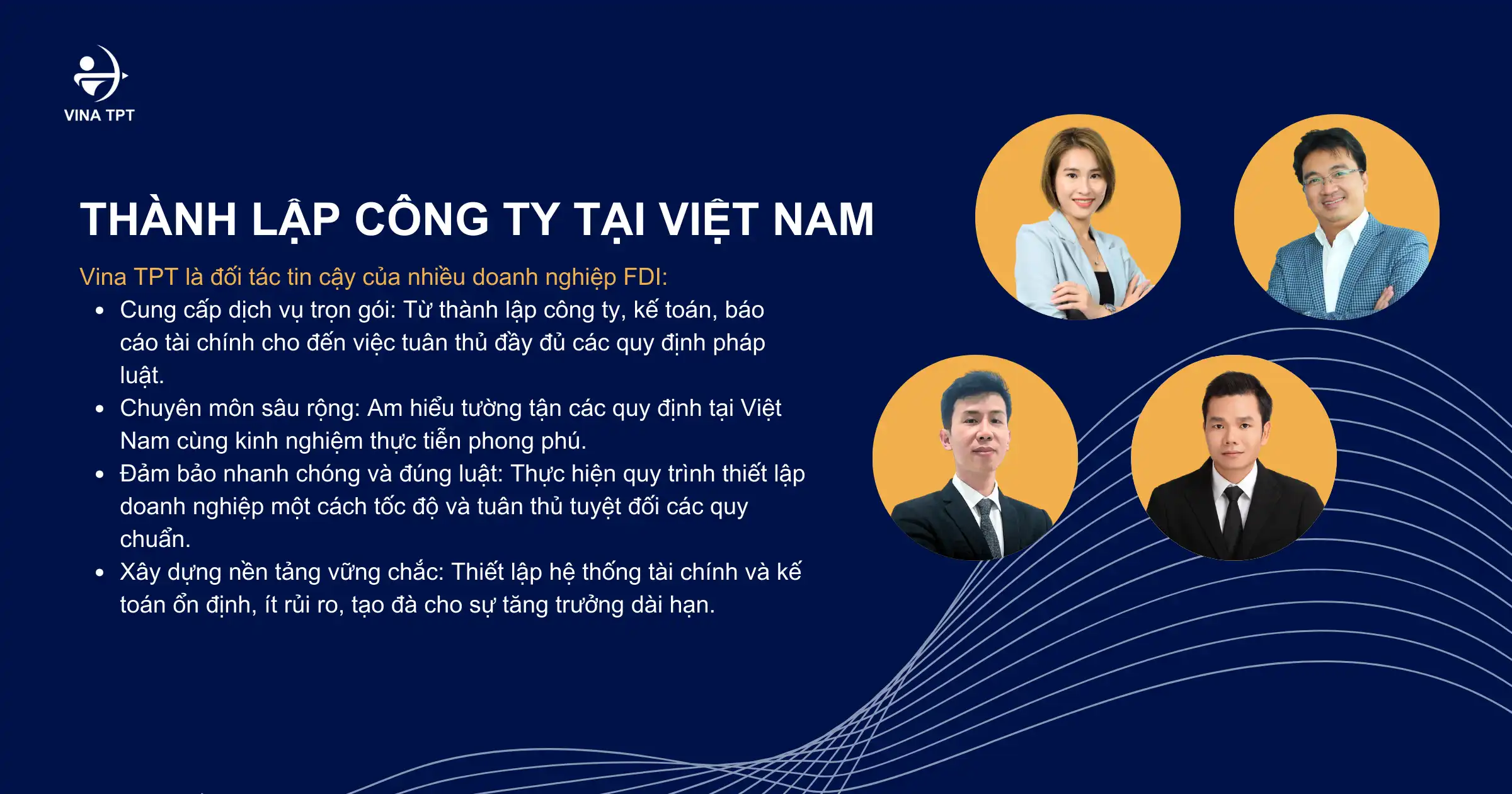 Vina TPT thành lập công ty tại Việt Nam