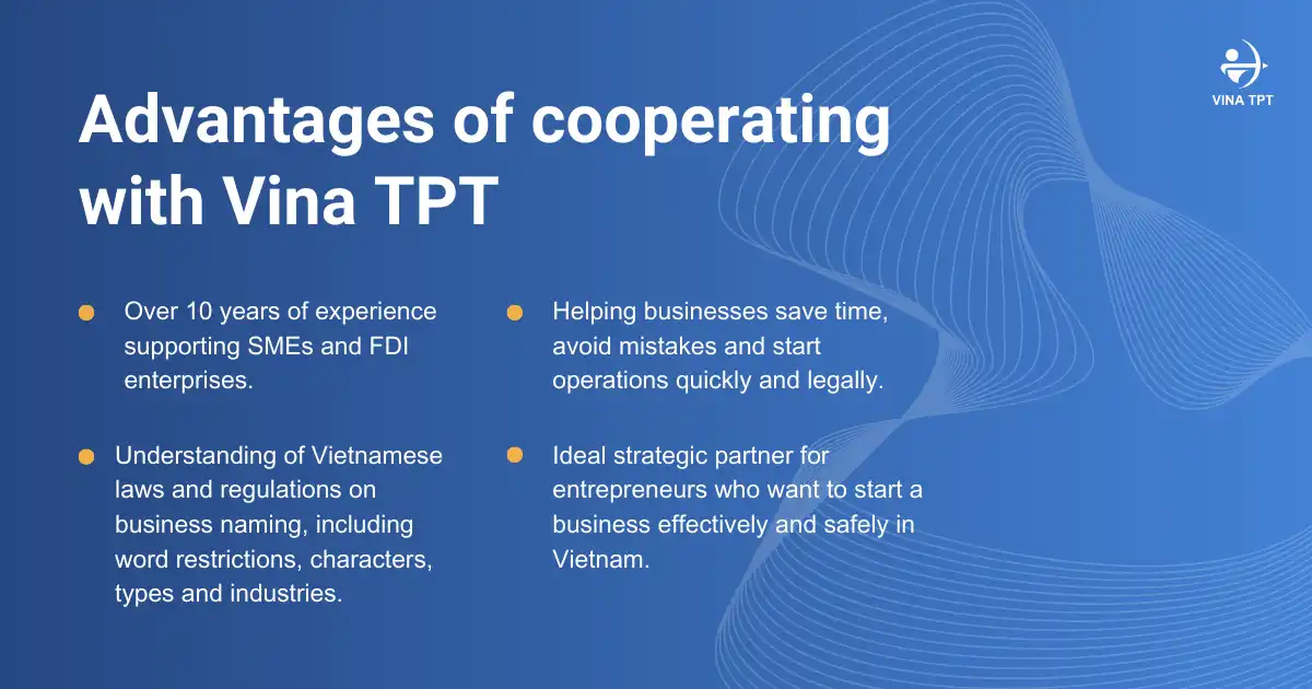 Fast, compliant and hassle free business name lookup and registration support by Vina TPT