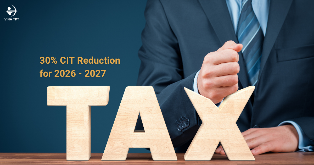 30% CIT Reduction for 2026 - 2027
